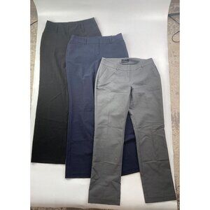 Women's Black, Navy, and Gray Trousers